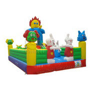 Jungle Animals inflatable amusement park